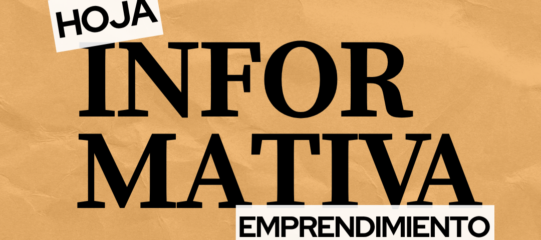 Hoja Informativa Emprendimiento